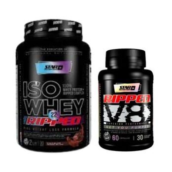 <strong>ISO WHEY RIPPED 907gr + RIPPED V8 60caps STAR NUTRITION</strong>