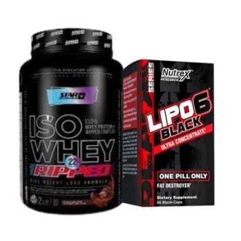 <strong>ISO WHEY RIPPED STAR NUTRITION 907gr + LIPO 6 BLACK USA 60caps</strong>