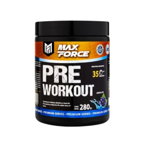 <strong>PRE WORKOUT 280 GRAMOS MAX FORCE</strong>