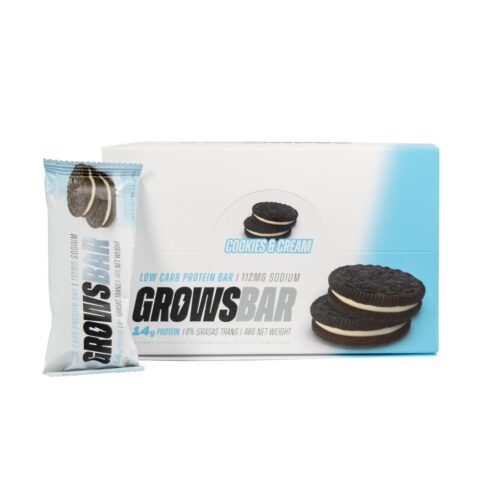 <strong>GROWSBAR LOW CARB (WORLD NUTRITION) 12 UNIDADES</strong>