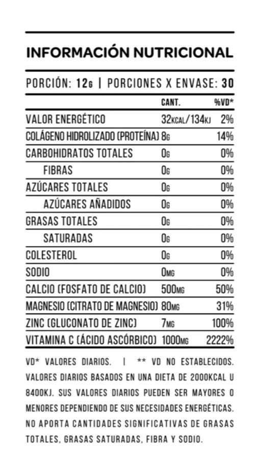 <strong>COLLAGEN PLUS STAR NUTRITION (360 gramos) SABOR LIMON</strong> - Image 2
