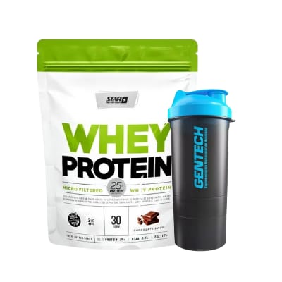 Platinum Whey 2Lb Star Nutrition + Shaker Gentech