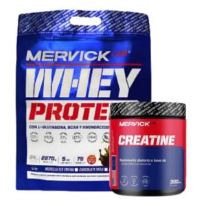 WHEY PROTEIN 3KG + CREATINA MONOHIDRATO 300gr MERVICK